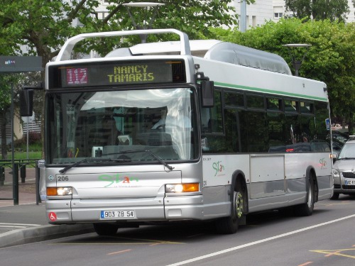 Réseau urbain Heuliez Bus GX317 GNV MGDR : 903 ZB 54