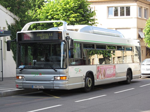 Réseau urbain Heuliez Bus GX317 GNV MGDR : 2389 ZB 54