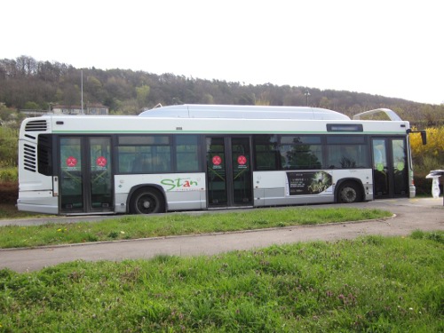 Réseau urbain Heuliez Bus GX317 GNV MGDR : 2388 ZB 54