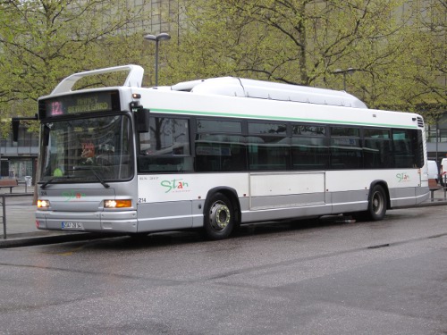 Réseau urbain Heuliez Bus GX317 GNV MGDR : 2341 ZB 54