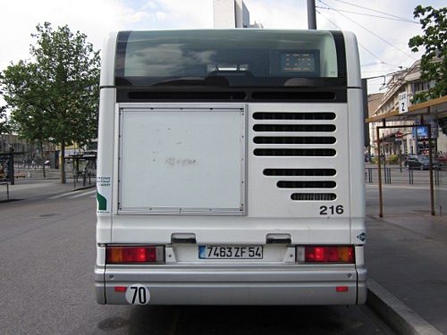 Réseau urbain Heuliez Bus GX317 GNV MGDR : 7463 ZF 54
