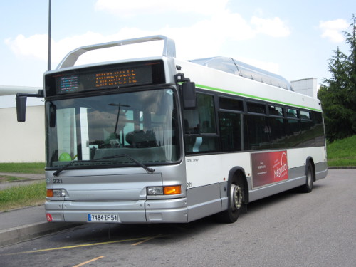 Réseau urbain Heuliez Bus GX317 GNV MGDR : 7484 ZF 54
