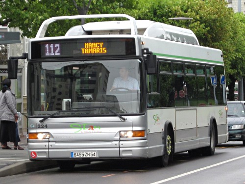 Réseau urbain Heuliez Bus GX317 GNV MGDR : 6455 ZH 54