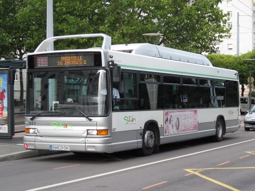 Réseau urbain Heuliez Bus GX317 GNV MGDR : 6446 ZH 54