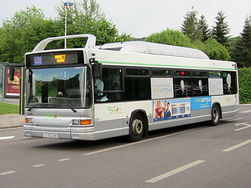 Réseau urbain Heuliez Bus GX317 GNV MGDR : 1116 ZJ 54