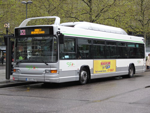 Réseau urbain Heuliez Bus GX317 GNV MGDR : 1105 ZJ 54