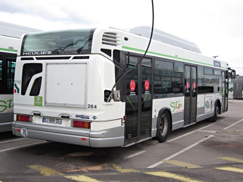 Réseau urbain Heuliez Bus GX317 GNV Cursor : BJ-988-SE