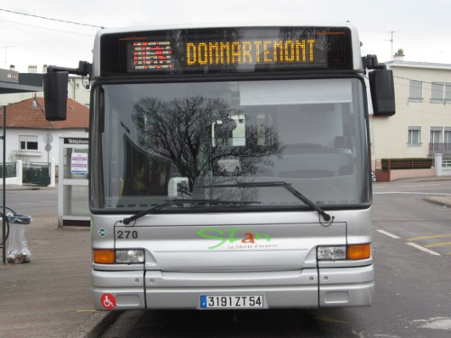 Réseau urbain Heuliez Bus GX317 GNV Cursor : 3191 ZT 54