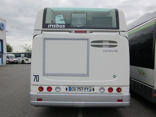 Réseau urbain Irisbus Citelis 12 GNC : CG-757-PY