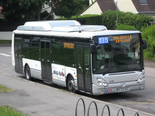 Réseau urbain Irisbus Citelis 12 GNC : CG-222-QK