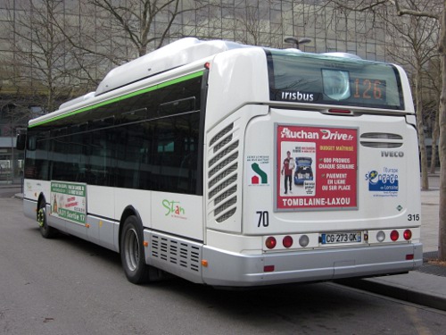 Réseau urbain Irisbus Citelis 12 GNC : CG-273-QK