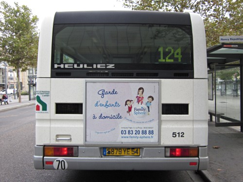 Réseau urbain Heuliez Bus GX417 GNV : 5879 YE 54