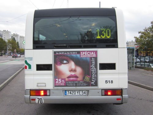Réseau urbain Heuliez Bus GX417 GNV : 7420 YE 54