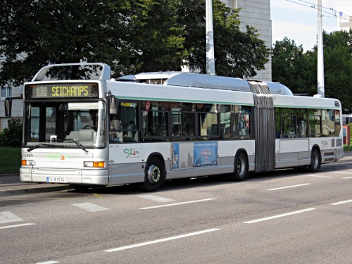 Réseau urbain Heuliez Bus GX417 GNV : 7418 YE 54