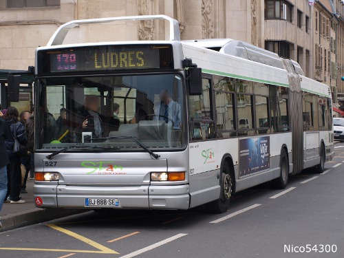 Réseau urbain Heuliez Bus GX417 GNV : BJ-888-SE