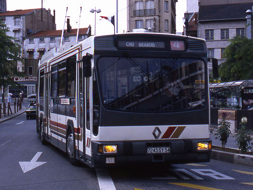 Réseau urbain Renault PER 180H (Alsthom) : 7245 SY 54